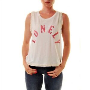 WILDFOX Lonely Barback Glitter Tank